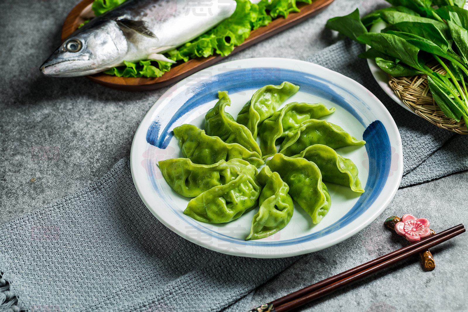 惠美餃子特色美食-翡翠鲅魚水餃